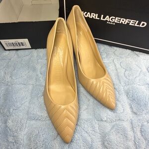 Karl Lagerfeld Roulle Leather Pumps